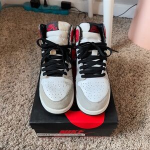 Jordan 1 Retro High Light Smoke Grey (GS) (2020)